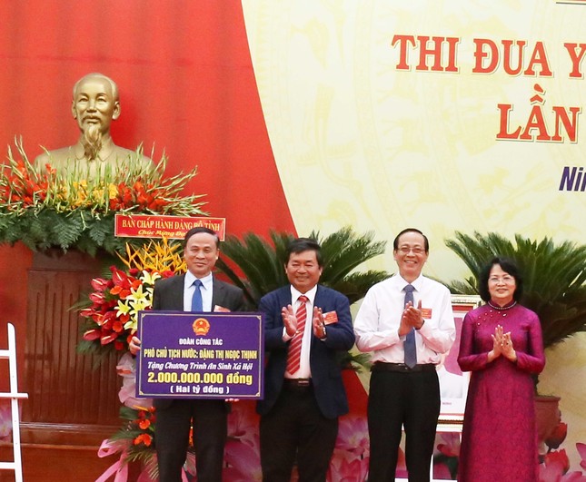 Phó Chủ tịch nước Đặng Thị Ngọc Thịnh dự Đại hội thi đua yêu nước tỉnh Ninh Thuận ảnh 2