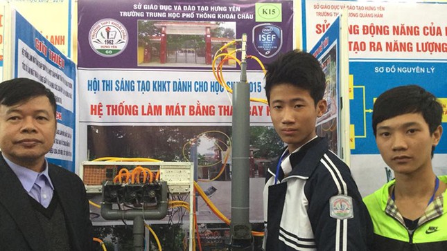Hai học sinh siêu tin, giỏi sáng chế ảnh 1
