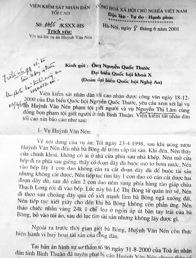 Huỳnh Văn Nén và án oan kép: VKSND Tối cao xác minh như thế nào? ảnh 2