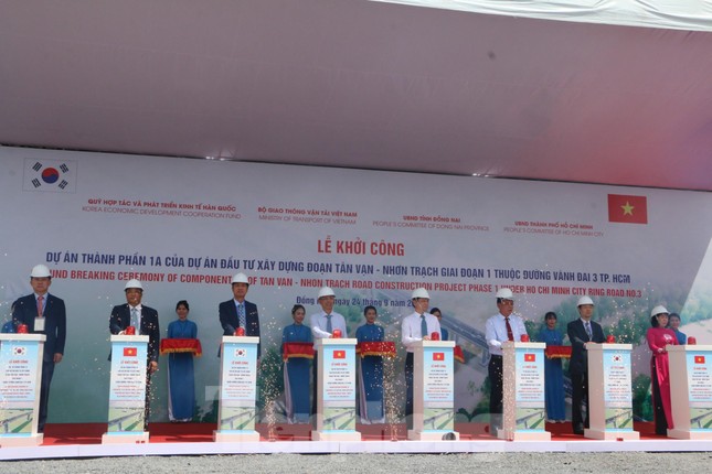 Đường Vành đai 3 TPHCM đoạn Tân Vạn - Nhơn Trạch chính thức được khởi công ảnh 4
