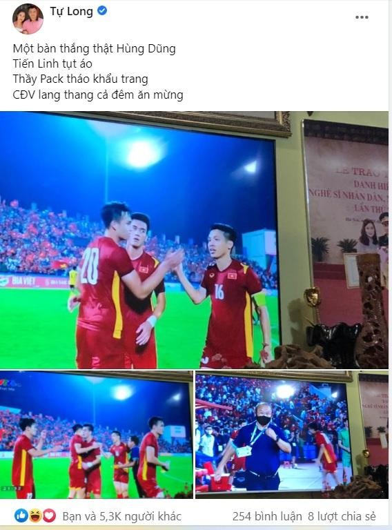 Dàn sao Việt vỡ òa trước 'bàn thắng vàng' của Tiến Linh ảnh 4