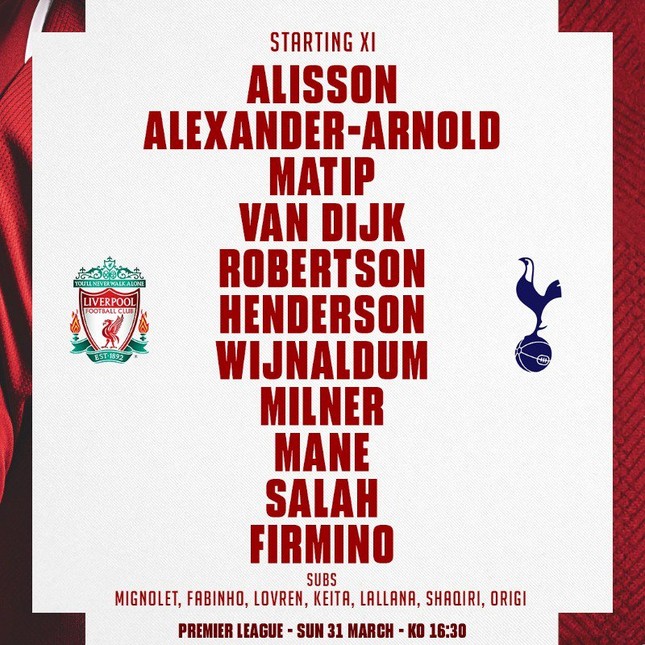 Thắng kịch tính Tottenham, Liverpool tái chiếm ngôi đầu Ngoại hạng Anh ảnh 1
