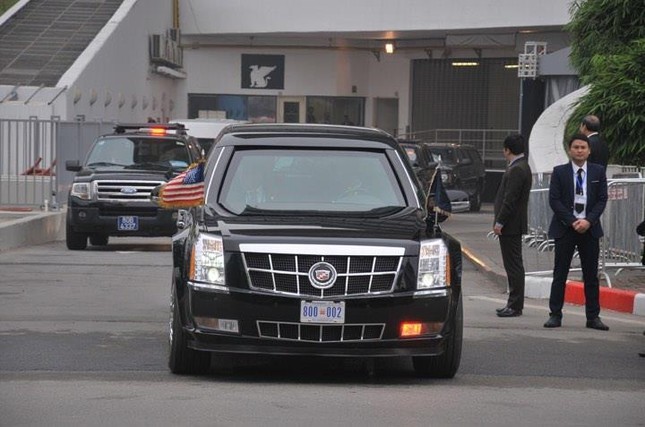 Đoàn xe Tổng thống Trump và Chủ tịch Kim đến thượng đỉnh ngày thứ hai ảnh 2