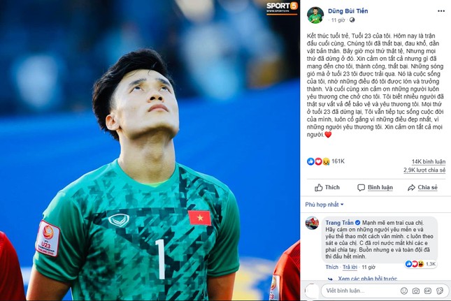 MC Quyền Linh nhắn nhủ Bùi Tiến Dũng sau thất bại của U23 Việt Nam ảnh 1