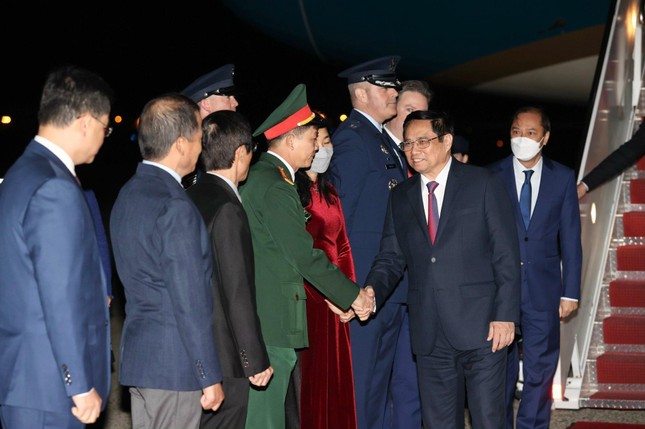 Hình ảnh Thủ tướng Phạm Minh Chính tới Washington thăm và làm việc tại Hoa Kỳ ảnh 3