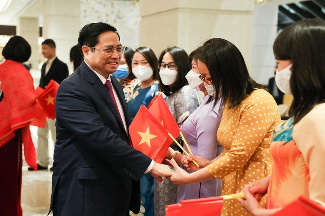 Hình ảnh Thủ tướng Phạm Minh Chính tới Washington thăm và làm việc tại Hoa Kỳ ảnh 6