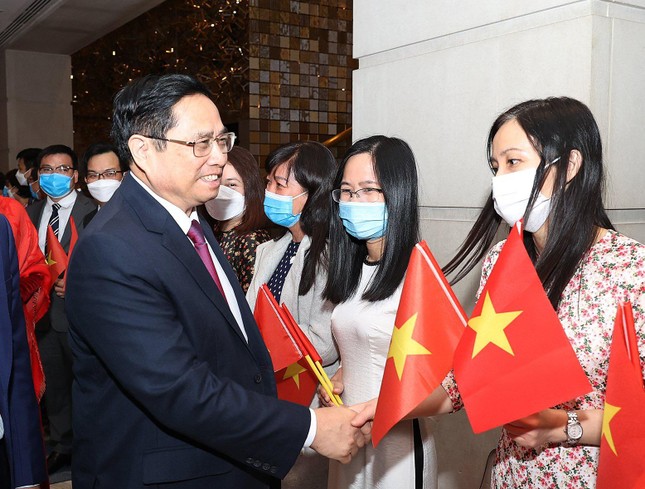 Hình ảnh Thủ tướng Phạm Minh Chính tới Washington thăm và làm việc tại Hoa Kỳ ảnh 4