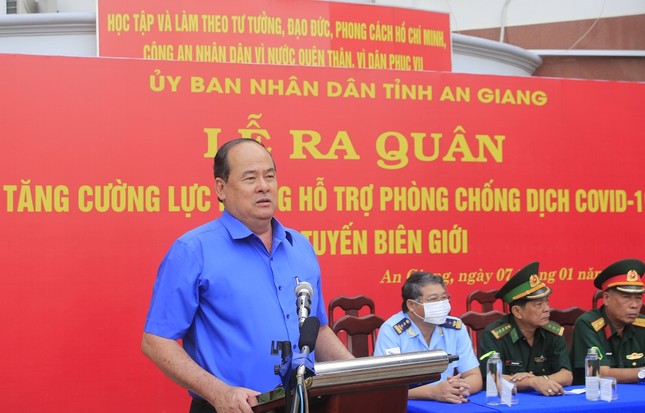 An Giang: Tăng cường 6 lực lượng lên tuyến biên giới phòng chống dịch COVID-19 ảnh 2