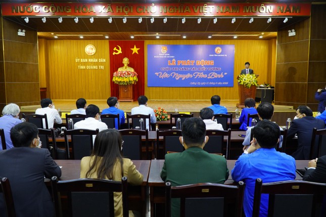 Phát động thi sáng tác biểu tượng 'Ước nguyện Hòa bình' - Quảng Trị 2022 ảnh 1