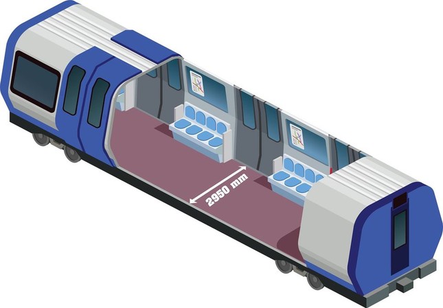 Cận cảnh đoàn tàu metro Bến Thành – Suối Tiên sắp cập cảng TP.HCM ảnh 3