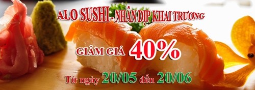 Alo Sushi khuyến mãi 40% dành cho thực khách yêu thích ẩm thực Nhật Bản ảnh 5
