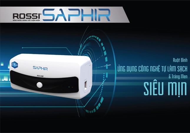 Tân Á Đại Thành ra mắt bình nước nóng Rossi Saphir ảnh 1