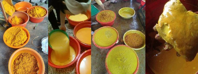 Rùng mình ‘công nghệ’ sản xuất tinh bột nghệ ‘nhà làm’ ảnh 1