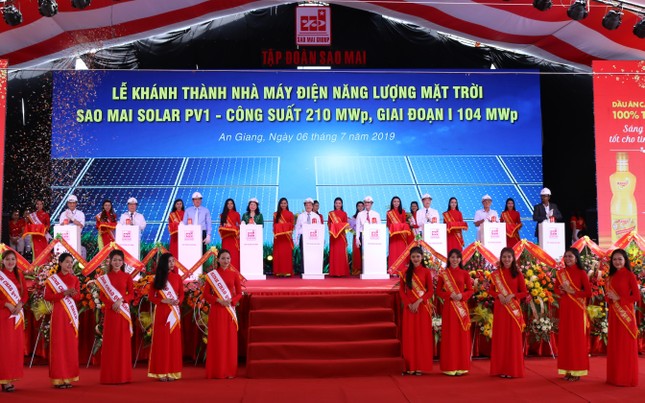 Tập đoàn Sao Mai khánh thành nhà máy điện NLMT Sao Mai Solar PV1 ảnh 2