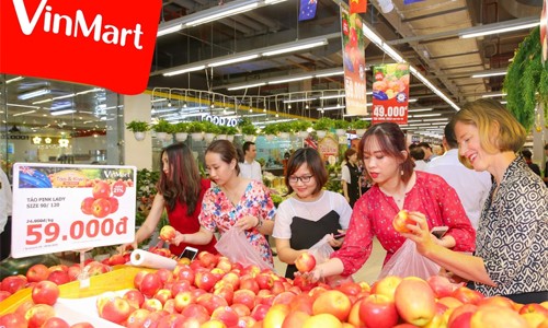 Đại sứ New Zealand quáng bá Lễ hội trái cây tại VinMart ảnh 1