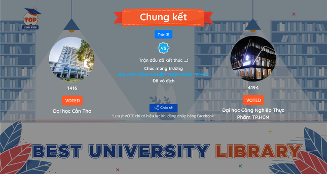 Đại học Công nghiệp Thực phẩm TP. HCM giành Quán quân 'Best University Library 2020' ảnh 3
