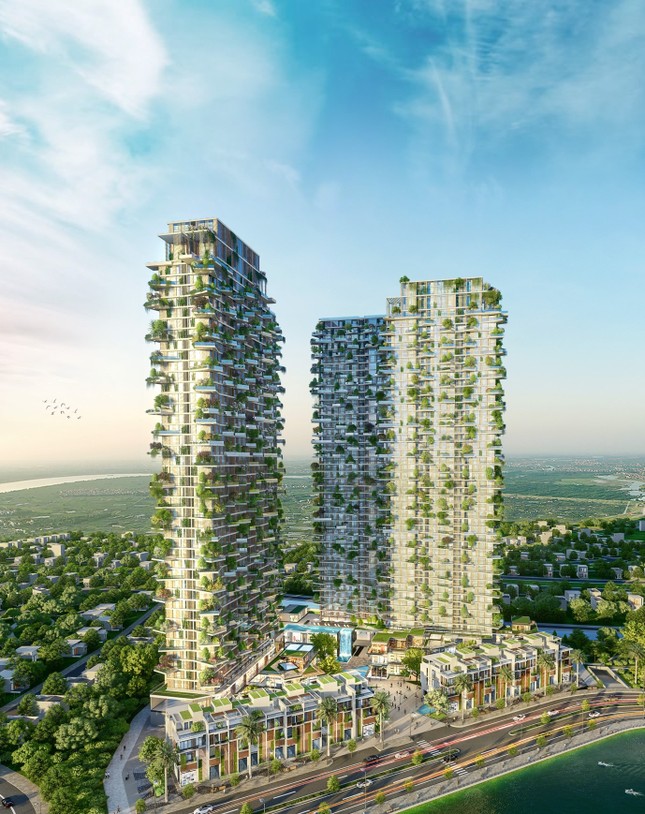 Tạp chí danh tiếng của Mỹ dành vị trí nối bật trang chủ viết về tòa tháp xanh cao nhất VN ảnh 4