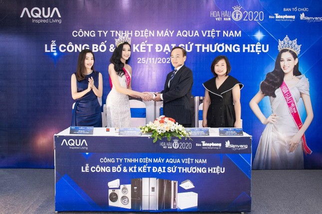 Hoa hậu Việt Nam 2020 Đỗ Thị Hà là đại sứ thương hiệu của AQUA Việt Nam ảnh 2