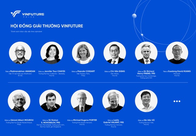 Công bố giải thưởng toàn cầu Vinfuture ảnh 1