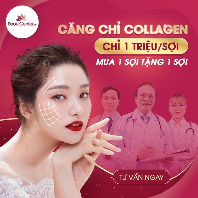 SeoulCenter.Vn ưu đãi cực hot 'mua 1 tặng 1' dịch vụ căng chỉ Collagen ảnh 1