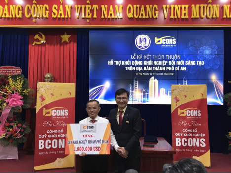 Bcons tài trợ 1 triệu USD cho thành phố Dĩ An xây dựng hệ sinh thái khởi nghiệp ảnh 1
