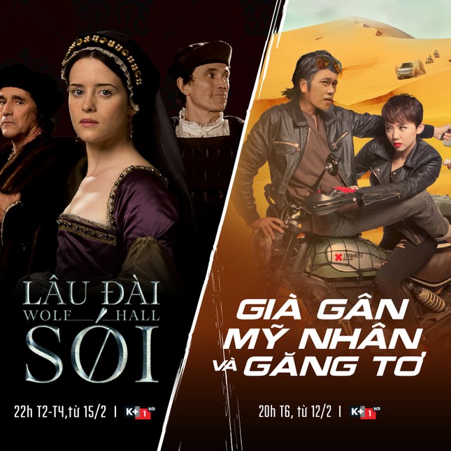 Đón xem Già gân, mỹ nhân và găng tơ và Lâu đài sói trên K+ ảnh 1