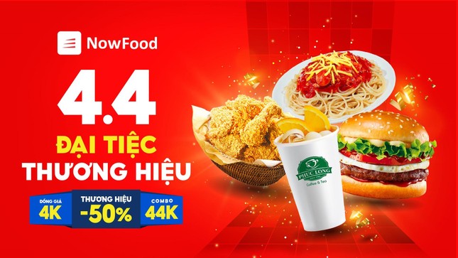 Cùng săn deal khủng trong Đại Tiệc Thương Hiệu NowFood 4.4 ảnh 2