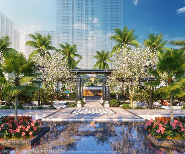 Cảnh quản kiến trúc Indochine The Tonkin tại Vinhomes Smart City