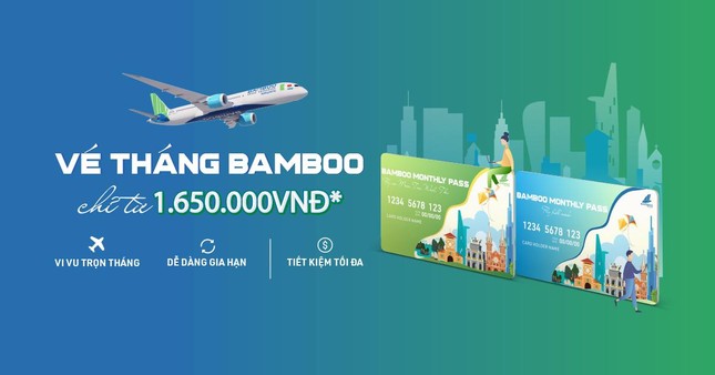 Hình ảnh: Bamboo Airways tung sản phẩm vé tháng tiện ích, bay thỏa thích với giá chỉ từ  1.650.000 VNĐ số 2