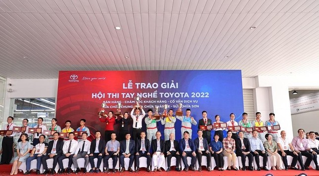 Những thí sinh xuất sắc nhất Hội thi tay nghề Toyota 2022 ảnh 1