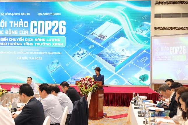 Hội thảo tác động của COP26 đến chuyển dịch năng lượng theo hướng tăng trưởng xanh ảnh 1