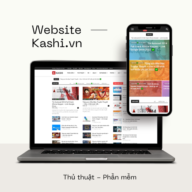 Giới thiệu website tải phần mềm đáng tin cậy - Kashi.vn