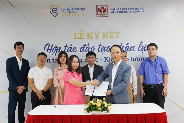 Viện Công nghệ Thông tin, Đại học Quốc Gia Hà Nội ký kết hợp tác với Học Viện Công nghệ Edison ảnh 2