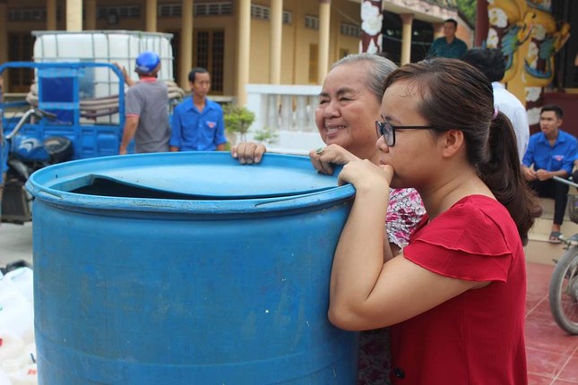 Cận cảnh hạn mặn khốc liệt đe dọa cuộc sống người dân ĐBSCL ảnh 5