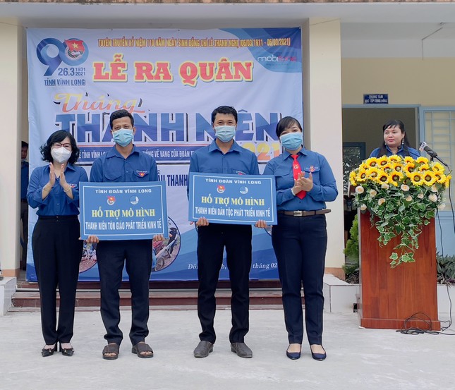 Vĩnh Long sôi nổi ra quân Tháng Thanh niên 2021 ảnh 1