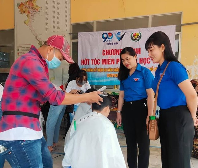 Hớt tóc miễn phí cho trẻ em khó khăn tại Cần Thơ ảnh 1
