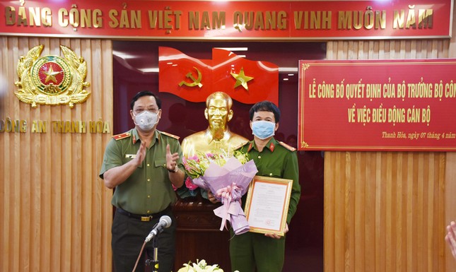 Đại tá Nguyễn Quang Huy giữ chức phó giám đốc Công an tỉnh Thanh Hoá ảnh 1