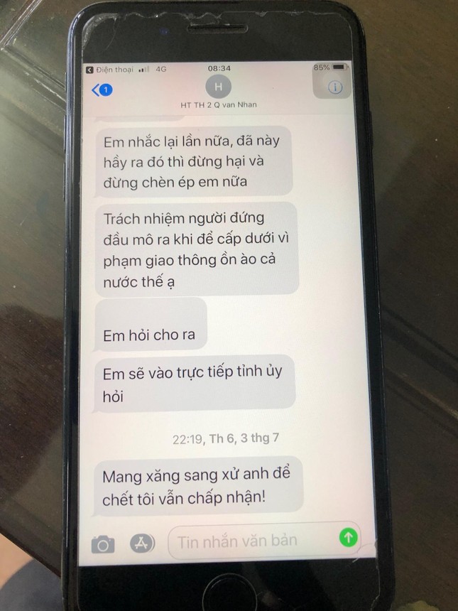 Hiệu trưởng dọa thiêu lãnh đạo ngành giáo dục: Ủy ban kiểm tra vào cuộc ảnh 1