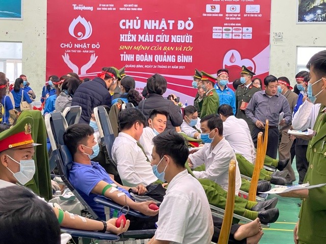 Hoàn thành đợt 1 Chủ nhật Đỏ tại Quảng Bình ảnh 1