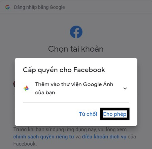 Hướng dẫn chuyển hình ảnh từ Facebook sang Google Photos ảnh 8
