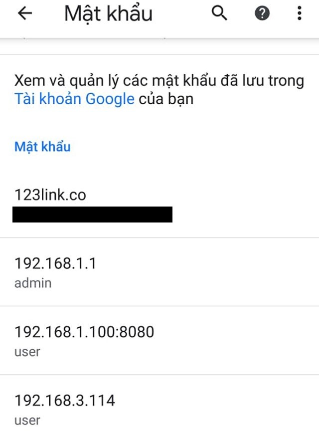 Hướng dẫn xem lại các mật khẩu đã lưu trên Google Chrome bằng smartphone Android ảnh 4