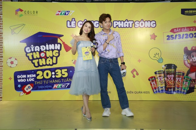 Thiên Khôi song ca cùng Bảo An trong chương trình “Gia đình thông thái” ảnh 2