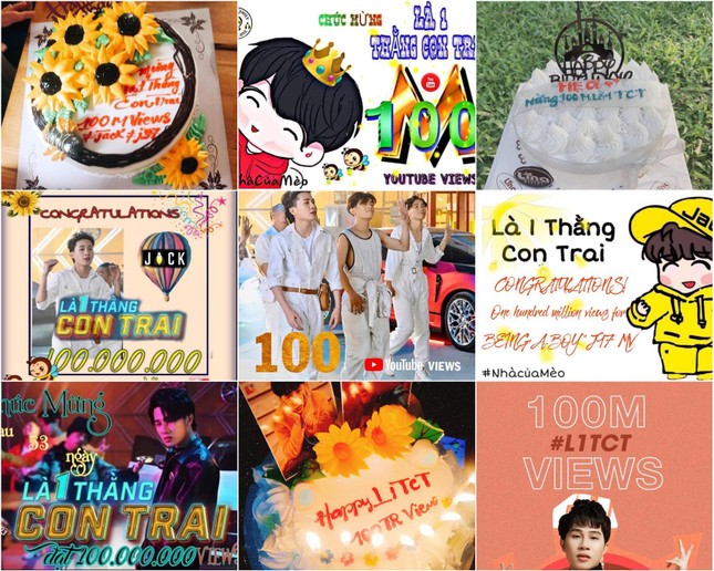 Có tâm như Đom Đóm: Tự thiết kế poster, đặt bánh kem mừng MV của Jack đạt 100 triệu view ảnh 2