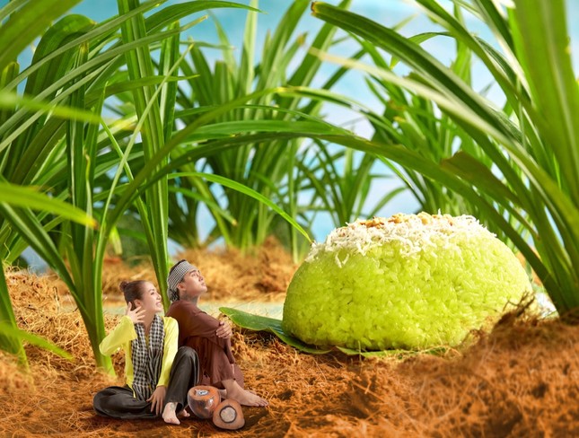 Đạt G và Du Uyên thực hiện bộ ảnh lạ mắt quảng bá các món xôi Việt Nam ảnh 4