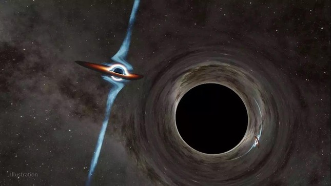 Hai hố đen quái vật hướng tới một vụ va chạm làm rung chuyển không gian - Ảnh 1.