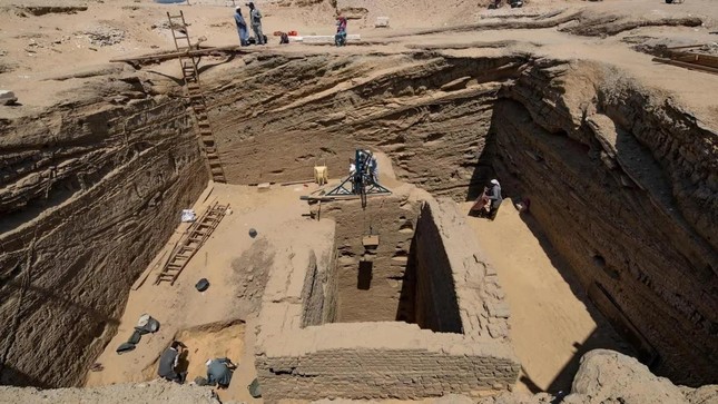 Khám phá khu mộ xác ướp lớn nhất từng được tìm thấy ở Ai Cập - Ảnh 1.