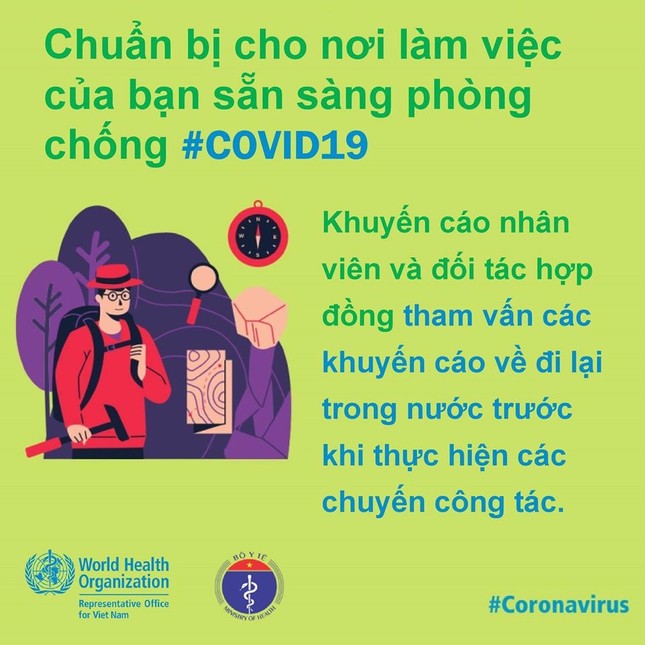 Tổ chức y tế thế giới khuyến cáo cách chống Covid-19 nơi công sở ảnh 4