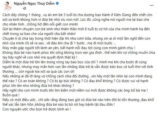Hari Won, Thúy Diễm và nhiều sao Việt phẫn nộ vụ bé gái 8 tuổi bị "dì ghẻ" bạo hành ảnh 4