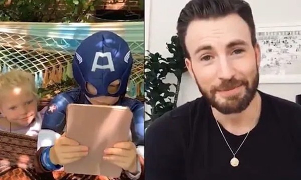 Từ người hùng tới người hùng: “Captain America” nhắn gửi cậu bé chịu bị chó cắn thay em ảnh 2