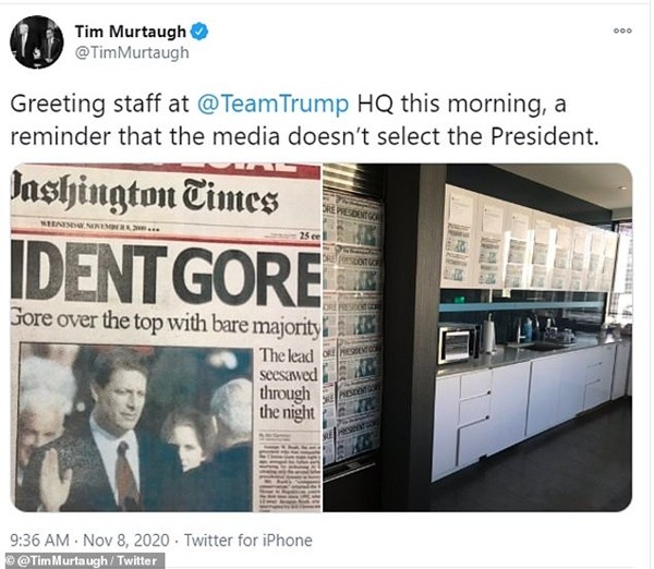 Không chấp nhận thua, đội ngũ của ông Trump liều lĩnh chỉnh sửa ảnh đăng lên mạng xã hội ảnh 1